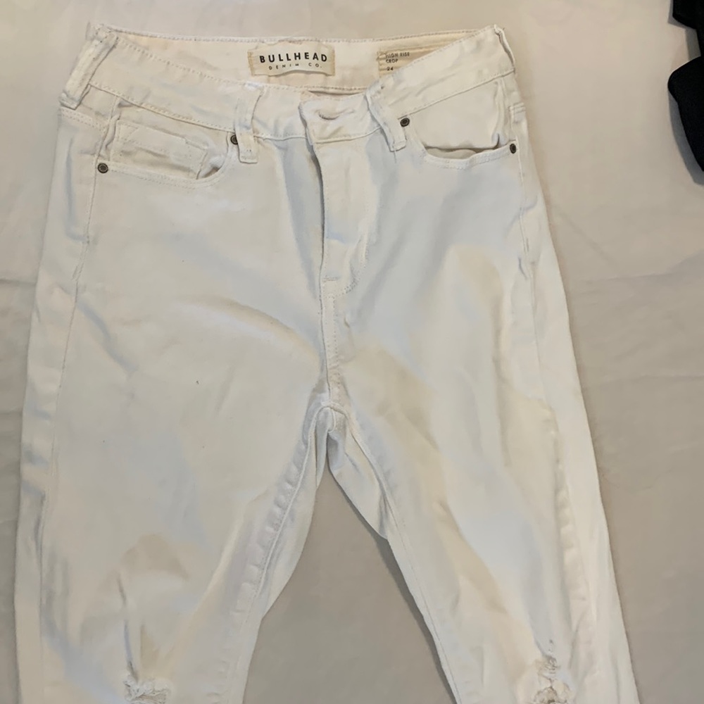 Bullhead white jeans